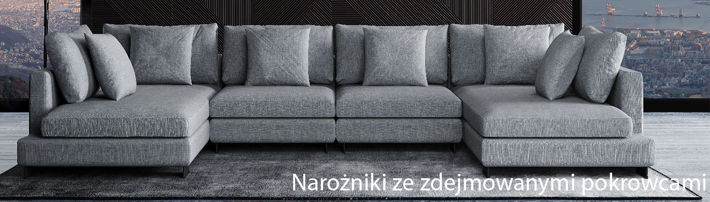 Narożniki ze zdejmowanymi pokrowcami Narożniki ze zdejmowanymi pokrowcami