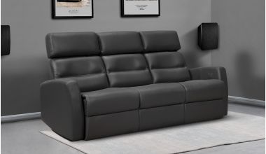 Atlas Skórzana Sofa Kinowa z Funkcją Relaks, skórzana wysoka sofa z funkcją relax, skórzana wysoka sofa z funkcją relaks, bardzo wygodny fotel z funkcją relaks tylko w Delux Deco, fotel relaks z regulowanym zagłówkiem, fotel kinowy relaks, sofa relaks