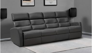 Atlas Skórzana Sofa Kinowa z Funkcją Relaks, skórzana wysoka sofa z funkcją relax, skórzana wysoka sofa z funkcją relaks, bardzo wygodny fotel z funkcją relaks tylko w Delux Deco, fotel relaks z regulowanym zagłówkiem, fotel kinowy relaks, sofa relaks