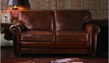 Berkeley Skóra Vintage - Sofa 2 Osobowa