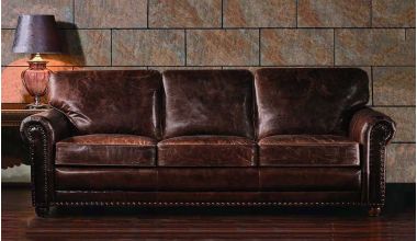 Berkeley Skóra Vintage - Sofa 3 Osobowa kolor skóry L006