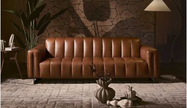 Bowmore Skórzana Sofa 3 Osobowa