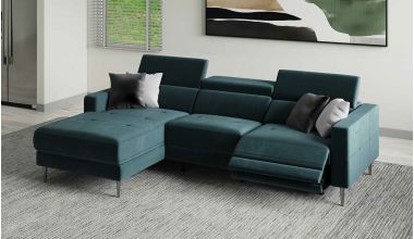 Monza Plus Sofa z Funkcją Relaks, luksusowa sofa relaks, skórzana sofa relax, sofa z elektrycznie regulowanym zagłówkiem, sofa z elektrycznie regulowanym podnóżkiem, sofa we włoskiej skórze Gruppo Mastrotto, sofa z włoskim systemem relaks Motion Italia ty