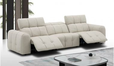 Cloud Duża 4 Osobowa Sofa z Funkcją Relaks Tkanina