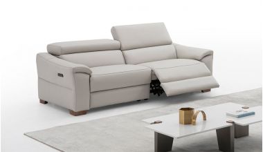 Forza Sofa 3 osobowa, skórzana sofa 3 osobowa, piękna sofa z włoskiej skóry, rozłożysta skórzana sofa, komfortowa skórzana sofa z włoskiej skóry tylko w Delux Deco