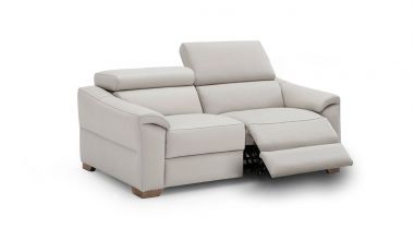 Forza Sofa 2 osobowa, skórzana sofa 2 osobowa, piękna sofa z włoskiej skóry, rozłożysta skórzana sofa, komfortowa skórzana sofa z włoskiej skóry tylko w Delux Deco