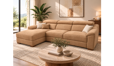 Forza II Narożnik Tkanina Antara Lux 4 Brown