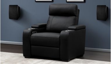 Genesis Domowe Fotele Kinowe, fotel rozkładany, fotel z podwójnym silnikiem, rozkładany podnóżek, rozkładany zagłówek, fotel z uchwytem na akcesoria, fotel ze schowkiem, fotel z podświetleniem w kilku kolorach