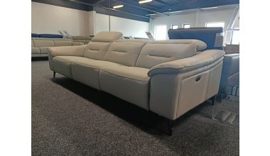 Fanelli Sofa 4 z Funkcją Relaks Kolor SOFT GREY 136 Dostępna Od Ręki