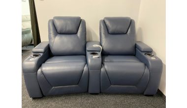 Vivendi Fotele Kinowe 2 Siedziska - Podwójny Silnik - Wyprzedaż - kolor Dark Denim