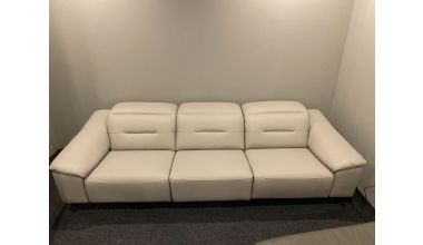 Fanelli Sofa 4 z Funkcją Relaks Kolor SOFT GREY 136 Dostępna Od Ręki