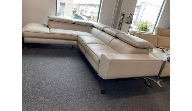 Lorenzo Skórzany Narożnik Modułowy od ręki w kolorze Cenere