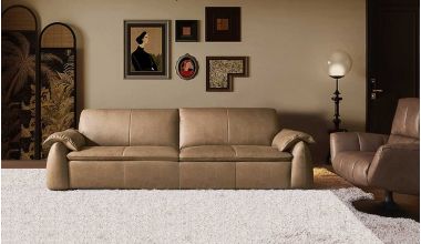 Logan Skórzana Sofa 3 Osobowa