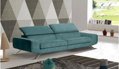 Lorenzo Zamszowa Sofa 3 Osobowa