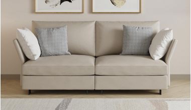 Millau Sofa, Sofa z pierzem, Sofa z naturalnym pierzem kaczym i gęsim, Sofa żakardowa ze zdejmowanymi pokrowcami, Sofa  welurowa ze zdejmowanymi pokrowcami Delux Deco