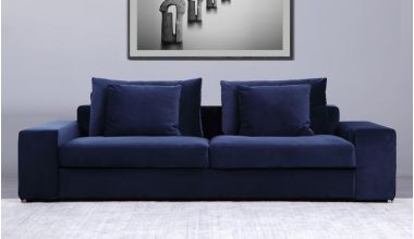 Munich Welurowa Sofa 3 Osobowa
