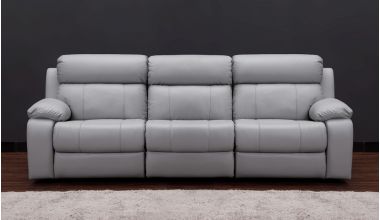 Novell Sofa Kinowa 4 osobowa z funkcją relaks, jakość mechanizmów relaks Leggett&Platt, fotele z pufiastymi poduszkami, wyjątkowo wygodna sofa relaks, sofa z szerokimi siedziskami, sofa w skórze licowej premium, sofa z USB i konsolą