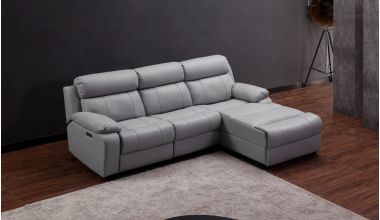 Novell Narożnik Modułowy z funkcją relaks, jakość mechanizmów relaks Leggett&Platt, fotele z pufiastymi poduszkami, wyjątkowo wygodna sofa relaks, sofa z szerokimi siedziskami, sofa w skórze licowej premium, sofa z USB i konsolą