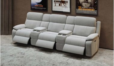 Novell Domowe Fotele Kinowe 3 osobowe z funkcją relaks, jakość mechanizmów relaks Leggett&Platt, fotele z pufiastymi poduszkami, wyjątkowo wygodne fotele relaks, fotele z szerokimi siedziskami, fotele w pięknym zamszu, fotele z konsolą i USB