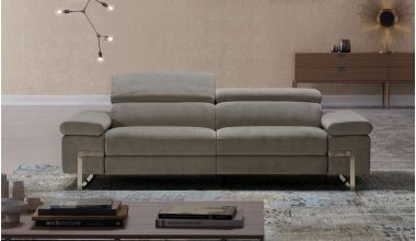 Lazio Unikatowa Włoska Sofa 3 Osobowa, sofa z szerokimi  i w pełni regulowanymi zagłówkami, sofa włoska z regulowanymi podłokietnikami, sofa włoska z unikatowymi nóżkami tylko w Delux Deco, włoska sofa zamszowa, włoska sofa welurowa , włoska sofa skórzana