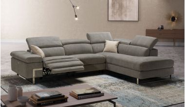 Lazio Unikatowa Włoska Sofa Modułowa, sofa z szerokimi  i w pełni regulowanymi zagłówkami, sofa włoska z regulowanymi podłokietnikami, sofa włoska z unikatowymi nóżkami tylko w Delux Deco, włoska sofa zamszowa, włoska sofa welurowa , włoska sofa skórzana 