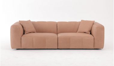 Rockingham Skórzana Sofa 3 Osobowa