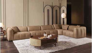 Rockingham Skórzana Sofa Narożna