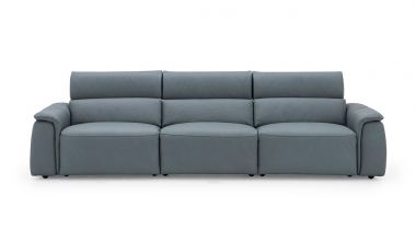 Senso Sofa 4 Osobowa z Funkcją Relaks Kolor skóry Lagoon