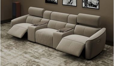 Showtime Fotele Kinowe 3 Siedziska Tkanina