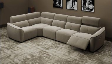 Showtime Modułowa Sofa z Funkcją Relaks Tkanina