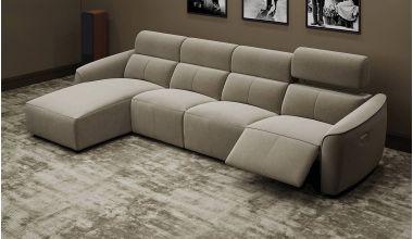 Showtime Narożnik XL z Funkcją Relaks Tkanina