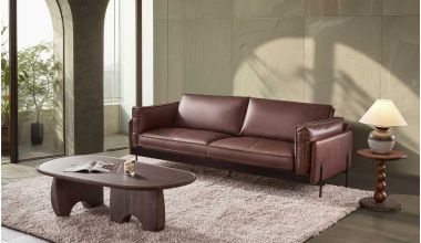 Woodford Skórzana Sofa 3 Osobowa