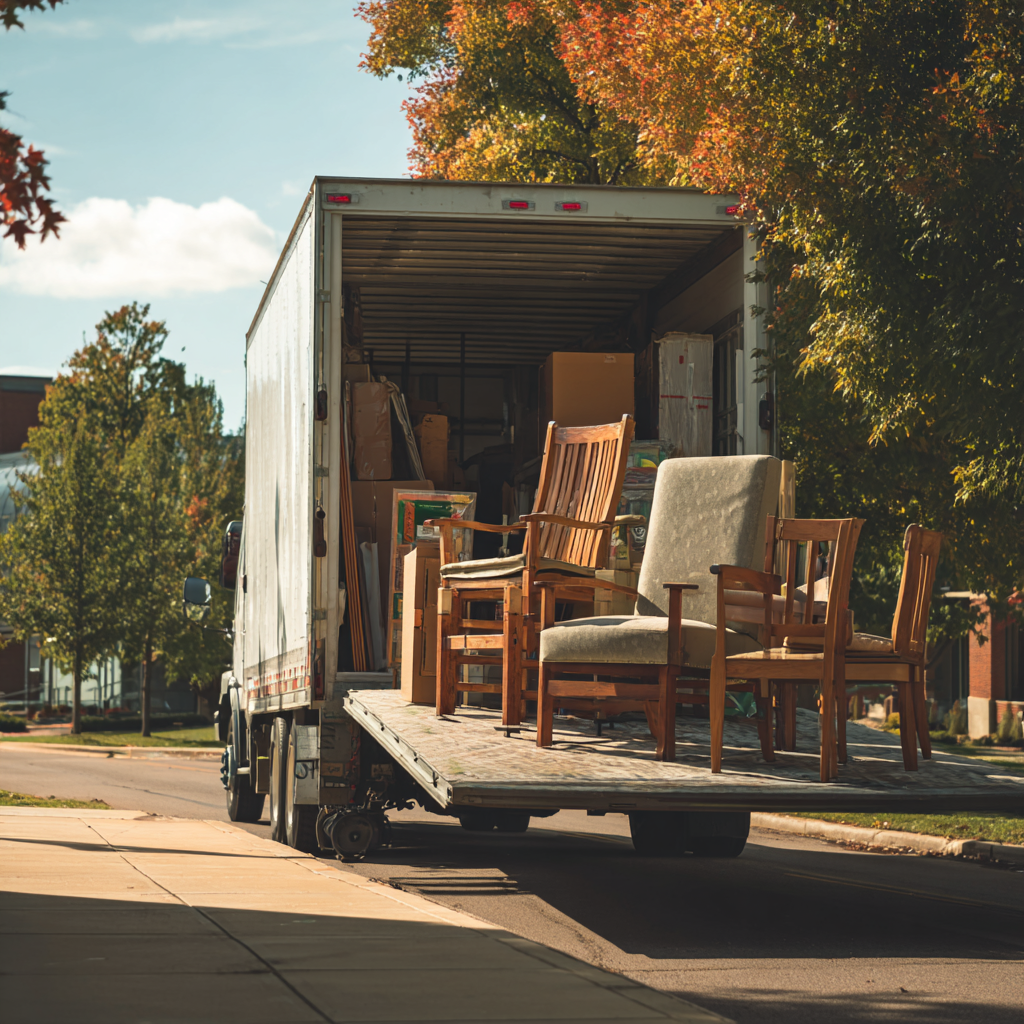 meble na aucie dostawczym